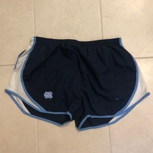 UNC Chapel Hill Nike running shorts-Navy Blue